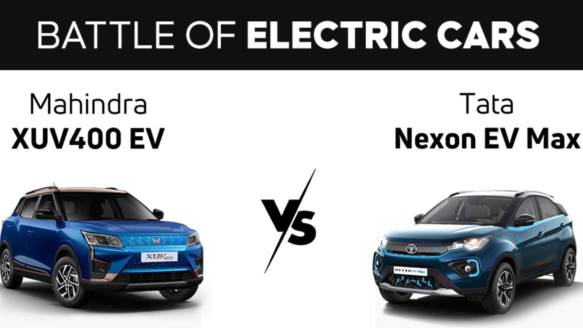 Tata Nexon Ev vs XUV 400