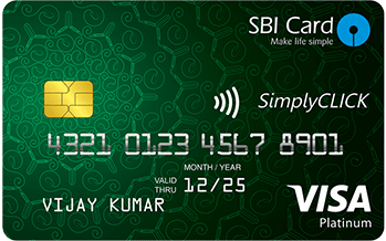 SimplyCLICK SBI Card